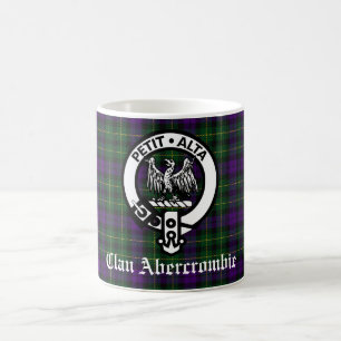 Taza De Café Clan Abercrombie Escudo Badge & Tartán