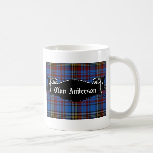 Taza De Café Clan Anderson Banner (Derecha)