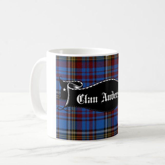 Taza De Café Clan Anderson Banner (Anverso izquierdo)