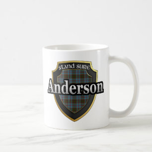 Taza De Café Clan Anderson Escocia Dinastía Tartán Mugs Cups