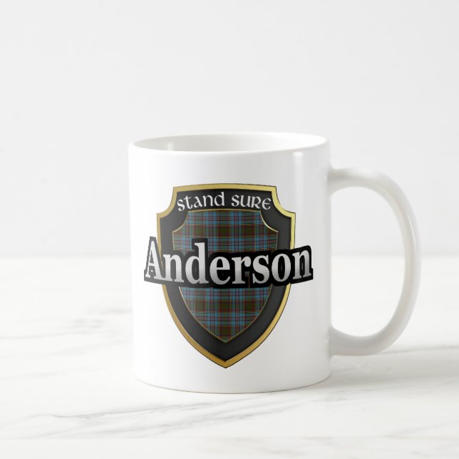 Taza De Café Clan Anderson Escocia Dinastía Tartán Mugs Cups (Derecha)