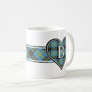 Taza De Café Clan Bell Tartan Heart