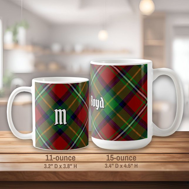 Taza De Café Clan Boyd Tartan (Subido por el creador)
