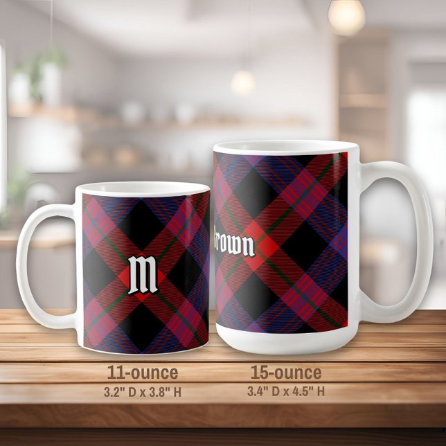 Taza De Café Clan Brown Tartan (Subido por el creador)