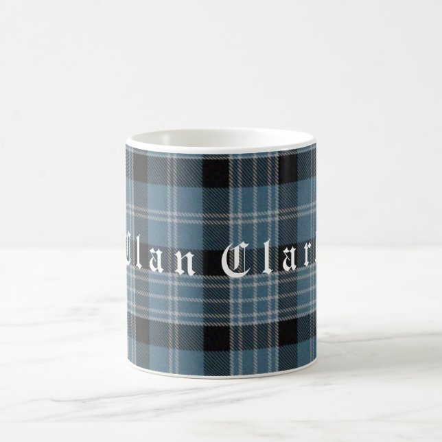 Taza De Café Clan Clark Tartan (Centro)