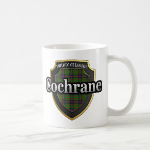Taza De Café Clan Cochrane Escocia Dinastía Tartan Mugs Cups