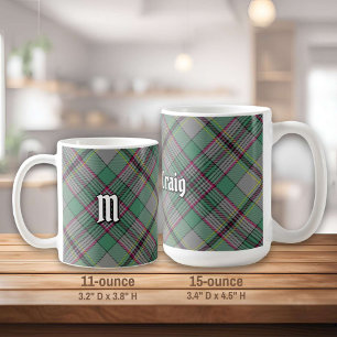 Taza De Café Clan Craig Tartan Coffee Mug