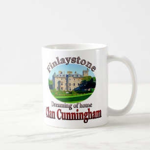 Taza De Café Clan Cunningham Soñando con el Hogar Finlaystone
