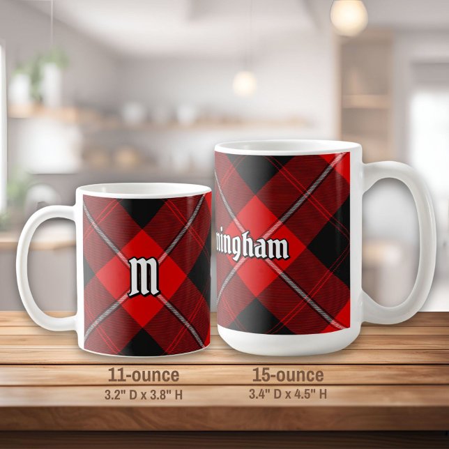 Taza De Café Clan Cunningham Tartan (Subido por el creador)