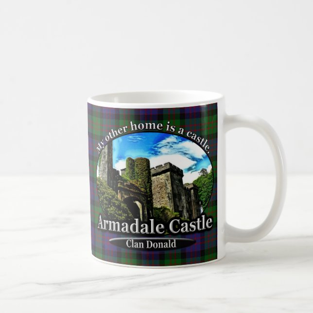 Taza De Café Clan Donald Armadale Castle Scotland (Derecha)