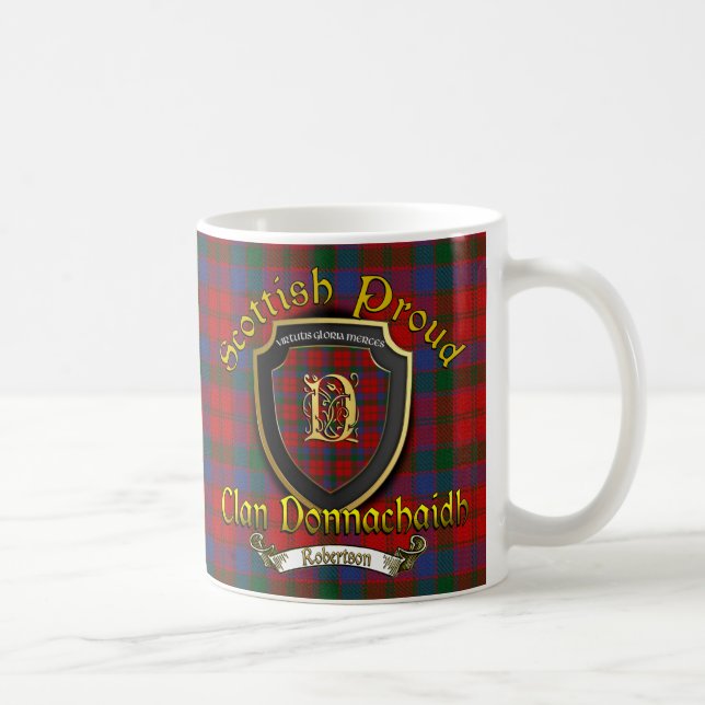 Taza De Café Clan Donnachaidh Robertson Escocesas Orgullosas (Derecha)