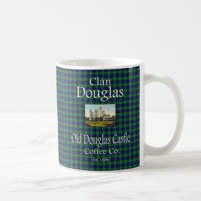 Taza De Café Clan Douglas Old Douglas Castle Coffee Co. (Derecha)