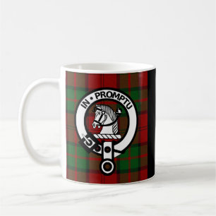 Taza De Café Clan Dunbar Tartan & Escudo Badge