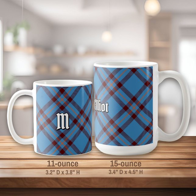 Taza De Café Clan Elliot Ancient Tartan Coffee Mug (Subido por el creador)