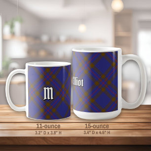 Taza De Café Clan Elliot Modern Tartan Coffee Mug