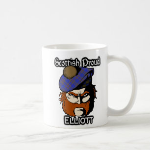Taza De Café Clan escocés Elliott Tartan Scottish