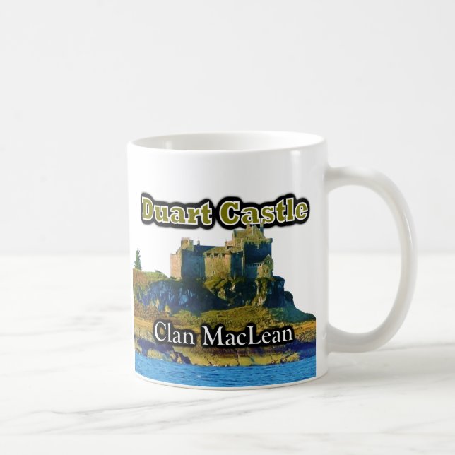 Taza De Café Clan escocés MacLean Duart Castle (Derecha)