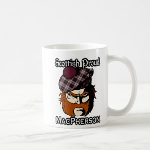 Taza De Café Clan escocés MacPherson Tartán Escocia