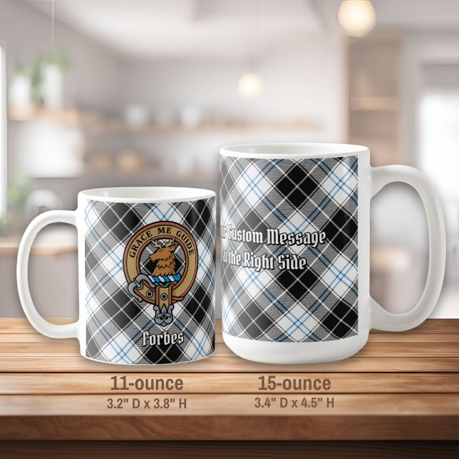Taza De Café Clan Forbes Escudo por Vestir Tartán (Subido por el creador)