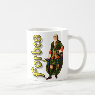 Taza De Café Clan Forbes Viejo Escocia