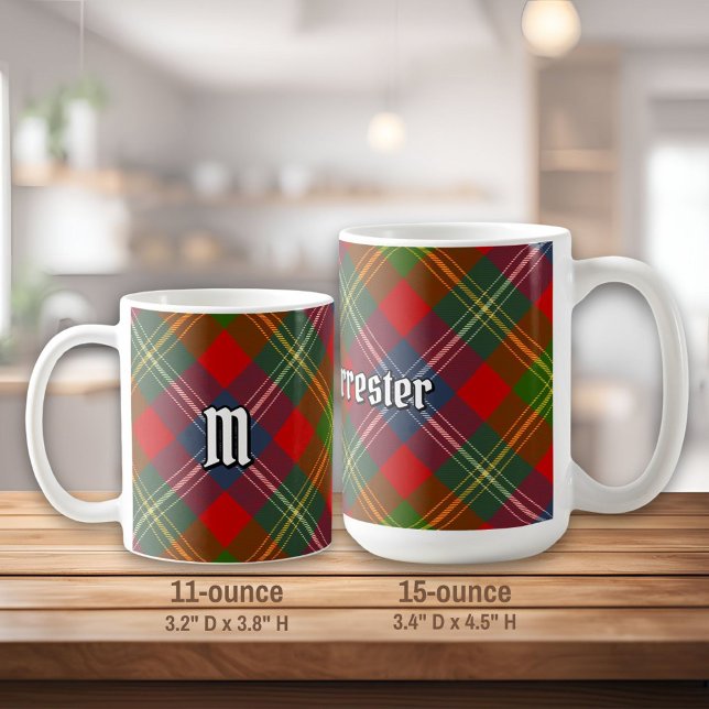 Taza De Café Clan Forrester Tartan (Subido por el creador)