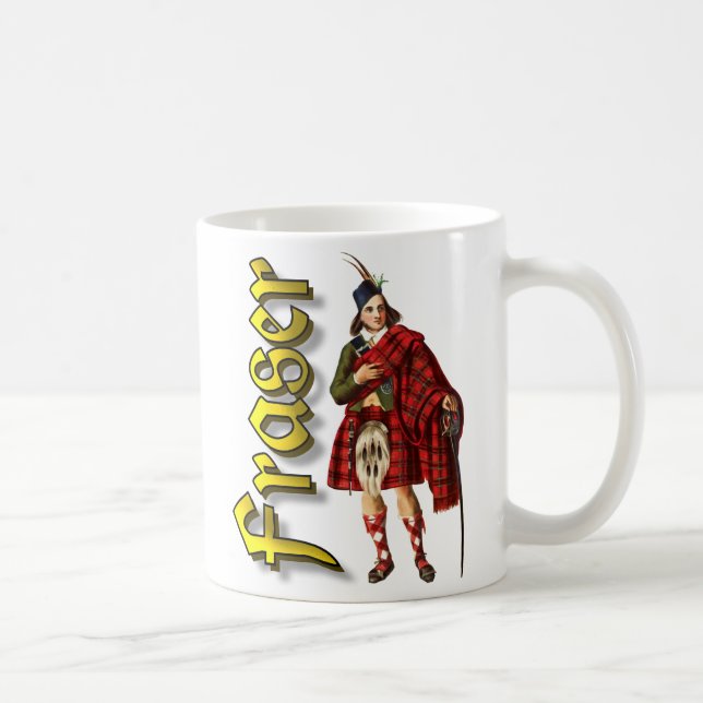 Taza De Café Clan Fraser Old Scotland (Derecha)