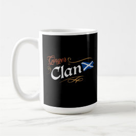 Taza De Café Clan Ginger Bandera Escocesa Divertido Orgullo Pel