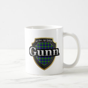 Taza De Café Clan Gunn Escocia Dinastía Tartán Mugs Cups