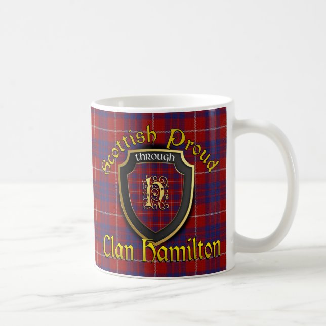 Taza De Café Clan Hamilton Escocia: ¡Orgulloso cups Mugs! (Derecha)