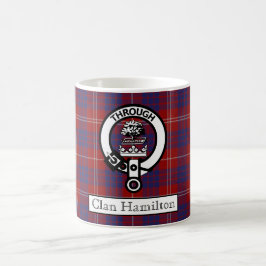 Taza De Café Clan Hamilton Escudo y Tartán II Coffee Mug