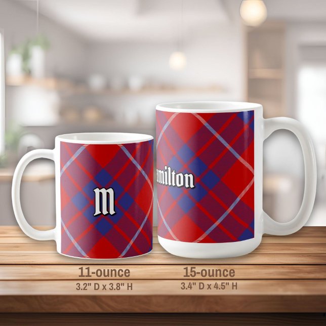 Taza De Café Clan Hamilton Red Tartan Coffee Mug (Subido por el creador)