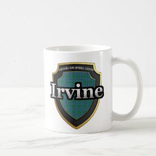 Taza De Café Clan Irvine Escocia Dinastía Tartan Mugs Cups