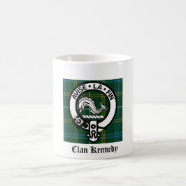 Taza De Café Clan Kennedy Escudo Tartán