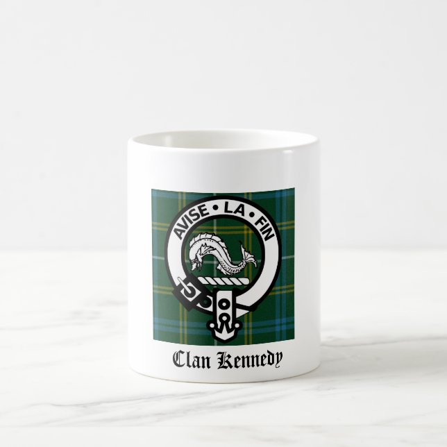 Taza De Café Clan Kennedy Escudo Tartán (Centro)