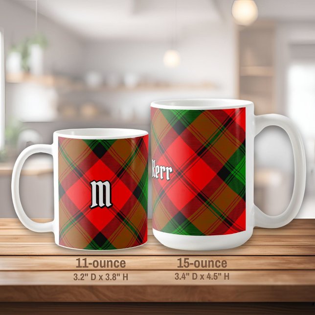 Taza De Café Clan Kerr Tartan (Subido por el creador)