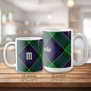 Taza De Café Clan Leslie Hunting Tartán