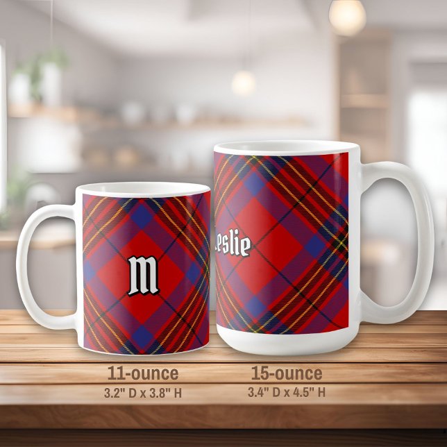 Taza De Café Clan Leslie Red Tartan (Subido por el creador)