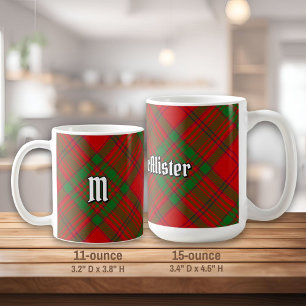 Taza De Café Clan MacAlister de Glenbarr Tartan
