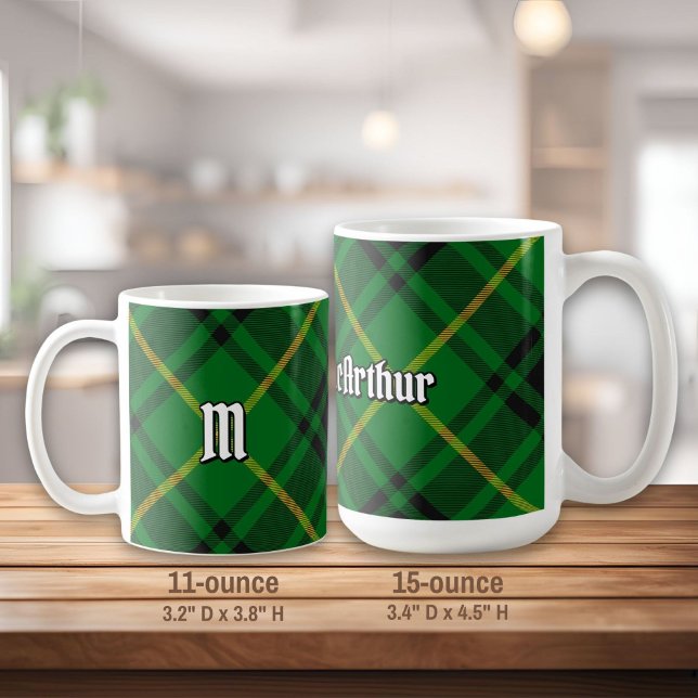 Taza De Café Clan MacArthur Tartan (Subido por el creador)