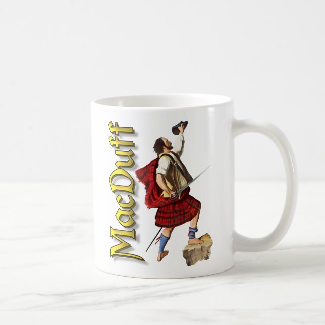 Taza De Café Clan MacDuff Old Scotland (Derecha)