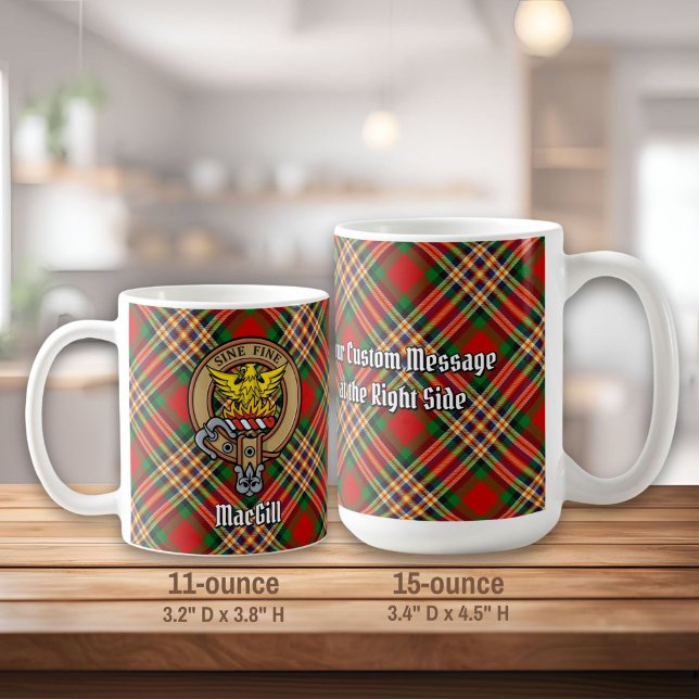 Taza De Café Clan MacGill Escudo por Tartán (Subido por el creador)