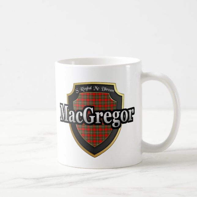 Taza De Café Clan MacGregor Escocia Dinastía Tartán Mugs Cups (Derecha)