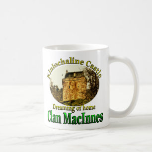 Taza De Café Clan MacInnes Soñando con el castillo Kinlochaline