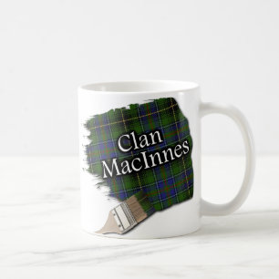Taza De Café Clan MacInnes Tartan Paint Brush Cup Mug