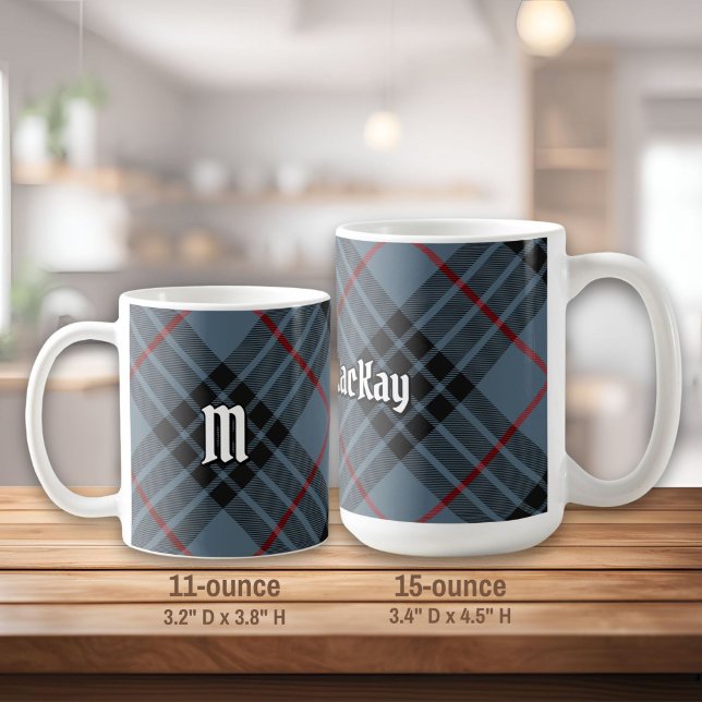 Taza De Café Clan MacKay Blue Tartan (Subido por el creador)