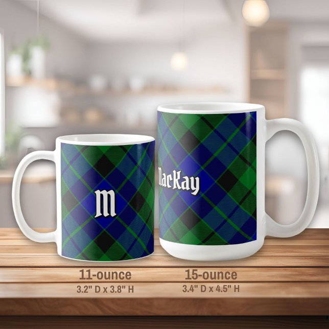 Taza De Café Clan MacKay Tartan (Subido por el creador)