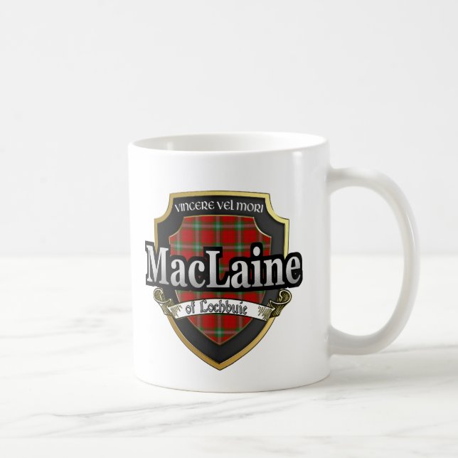 Taza De Café Clan MacLaine de Lochbuie Scottish Dynasty Tartán (Derecha)