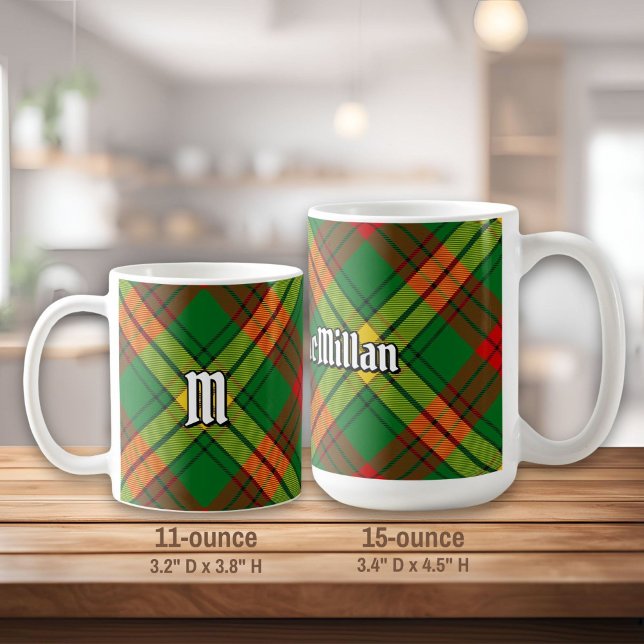 Taza De Café Clan MacMillan Tartan (Subido por el creador)
