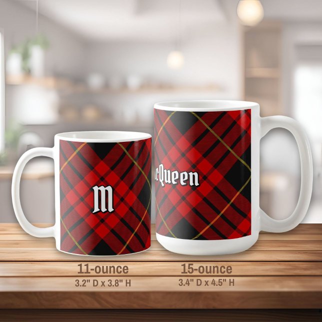 Taza De Café Clan MacQueen Tartan (Subido por el creador)