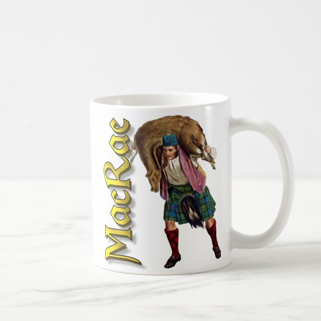 Taza De Café Clan MacRae Old Scotland (Derecha)